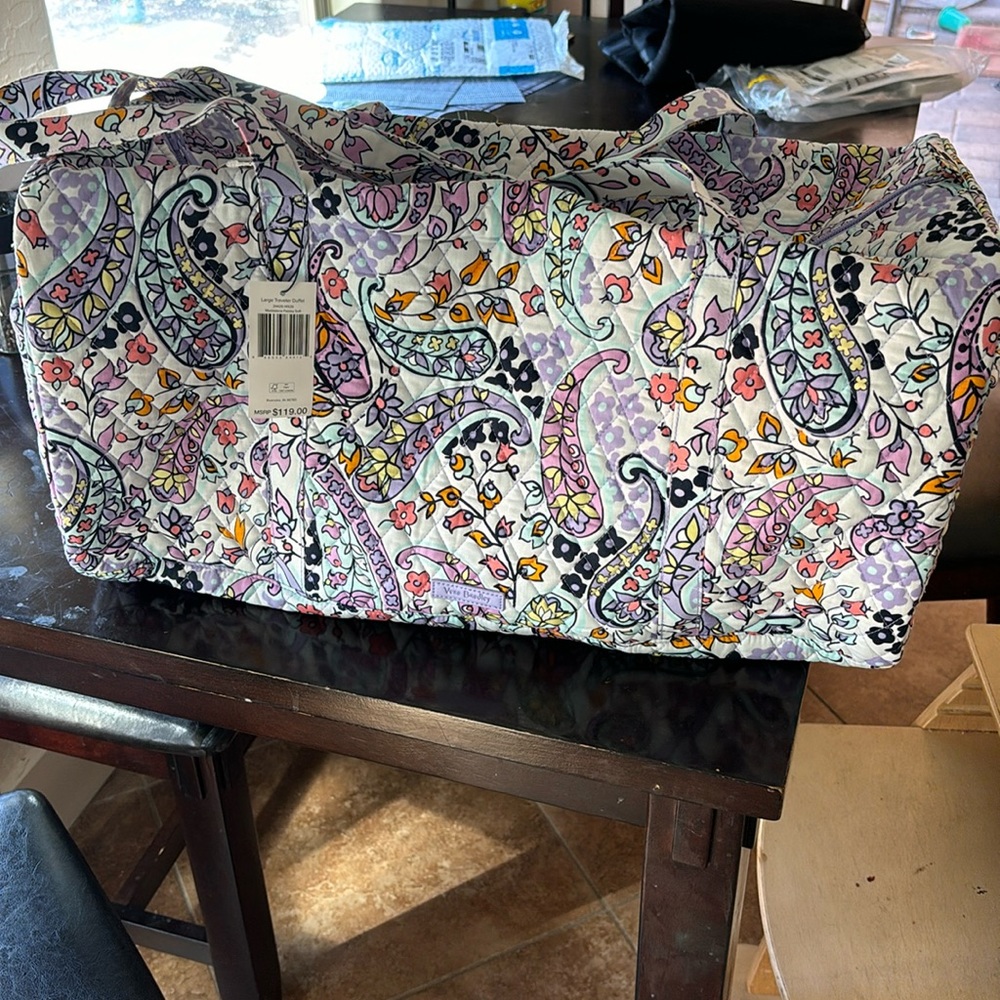 Vera Bradley duffel bag NWT